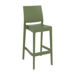 Haya 75 Bar Stool - Olive Green Green