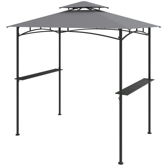 COSTWAY 242 x 150 cm Grill Gazebo Outdoor Canopy Tent