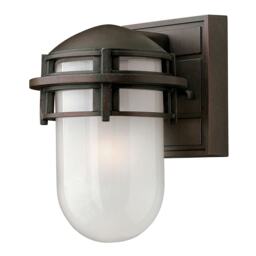Reef 1 Light Outdoor Wall Lantern Victorian Bronze IP44, E27
