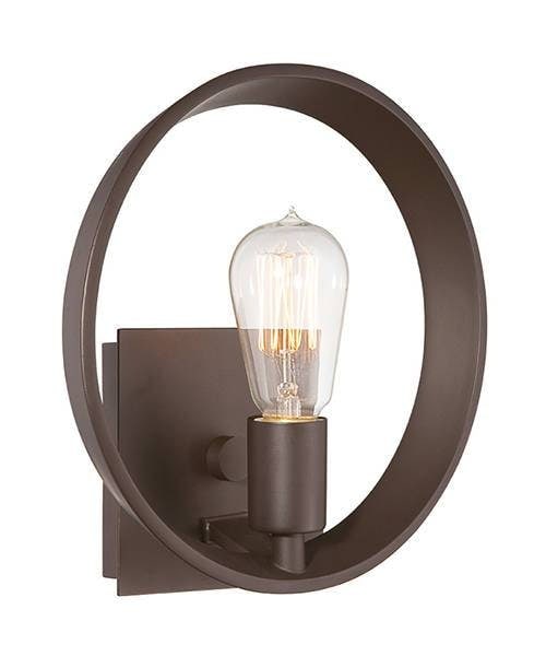 Theater Row 1 Light Indoor Wall Light Western Bronze, E27