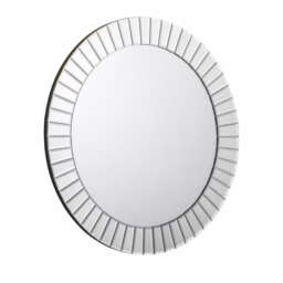 Lunara Bevelled Glass Small Round Wall Mirror