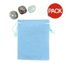 Something Different Pisces Tumbled Stone (Pack of 5) - Multicoloured - One Size