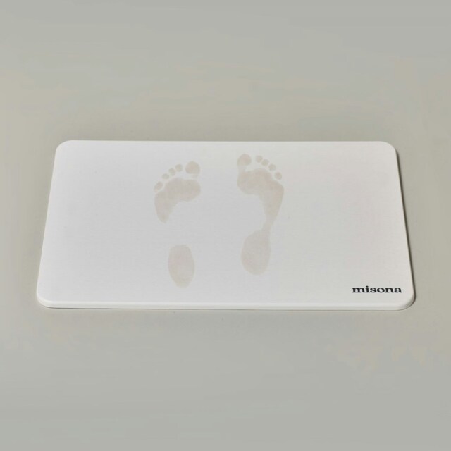 Diatomite Stone Bath Mat - Off White