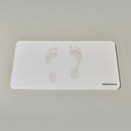 Diatomite Stone Bath Mat - Off White