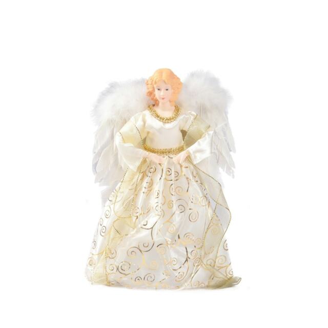 Living and Home Angel Christmas Tree Topper with Multi LED Lights Home Decor