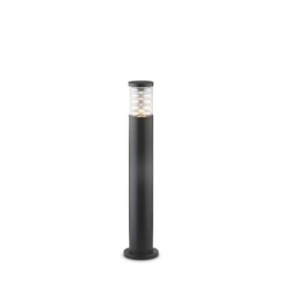 Tronco 1 Light Outdoor Tall Bollard Black IP44, E27