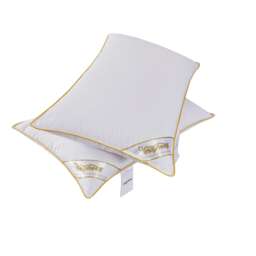 Ezysleep Luxury Goose Feather and Down Pillow Medium Plump Soft Comfort White