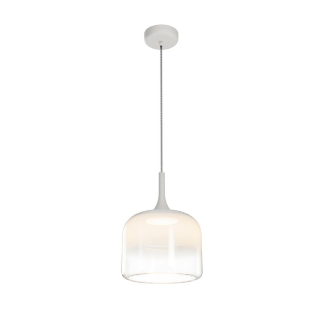 Spirito Modern Dome Pendant Ceiling Light White 3000K 1600lm