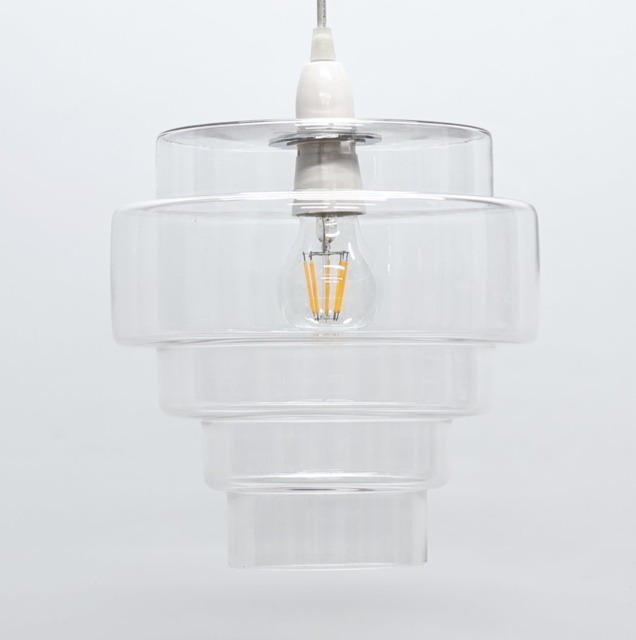 Pagazzi Mira Clear Glass Easy-Fit Pendant