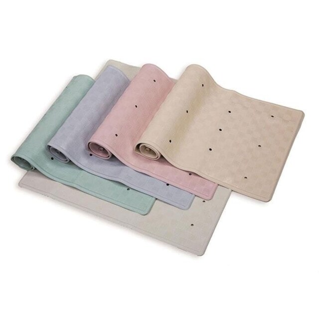 Blue Canyon Rubber Bath Mat Green 34 x 74cm - One Colour - One Size
