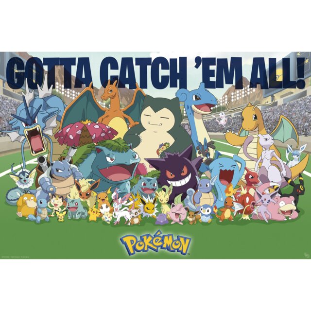 GB eye Pokemon All Time Favourites 61 x 91.5cm Maxi Poster