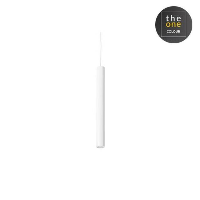 Stylus LED Small Super Slim Ceiling Pendant Light White 3cm