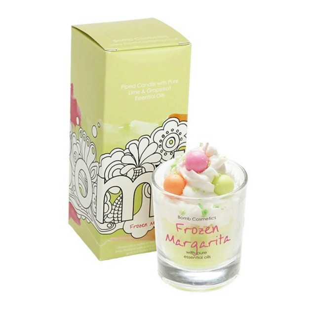 Bomb Cosmetics Piped Scented Candle Frozen Margarita