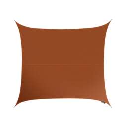 2m Square Water Resistant Terracotta Sun Shade Sail