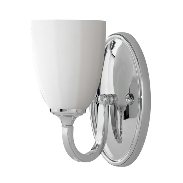 Perry 1 Light Indoor Candle Wall Light Polished Chrome IP44, G9