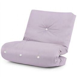 Futon Replacement Mattress 10cm - Small Single, Fibre Foam Filled, Floor Mattress Purple Lilac Small Single 1