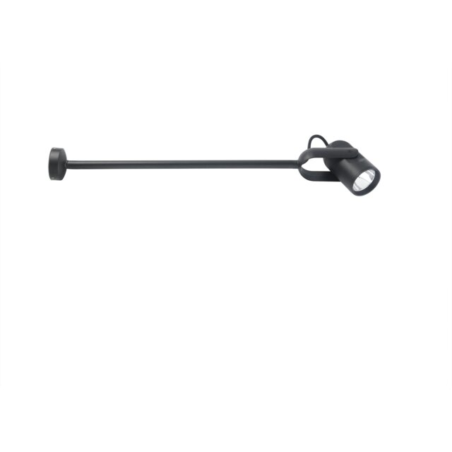 Slot Outdoor LED Spotlight With Arm Black 14W 3000K IP65