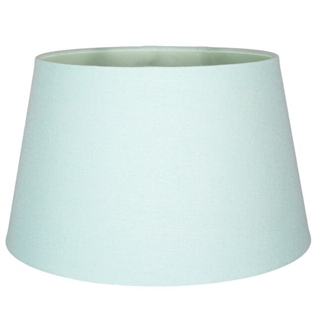 Traditional 14 Inch Duck Egg Linen Drum Table/Pendant Lampshade 60w Maximum Blue Duck Egg 1