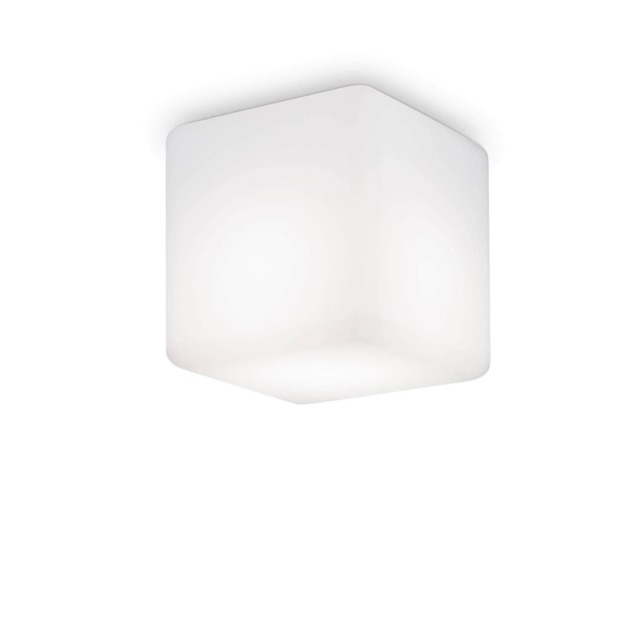 Luna 1 Light Square Surface Mounted Downlight White IP44