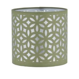 Sage Green Laser Cut 15.5cm Table Lamp Shade