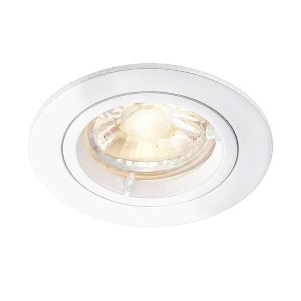 Cast Recessed Light Matt White, GU10