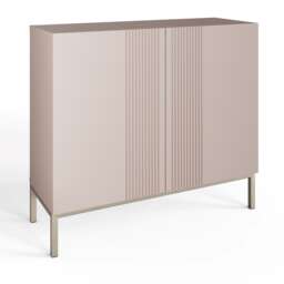 Frank Olsen Furniture Iona Tall Sideboard in Mulberry Pink Pale Mullberry 1