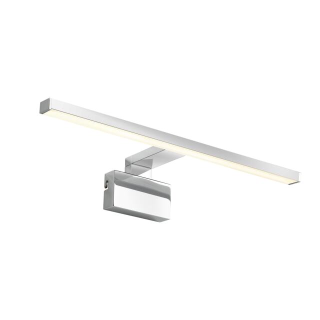Nordlux Marlee Indoor Wall Light Silver Metal Intergrated LED 25,000hrs - Mains Powered, IP44 Silver Chrome