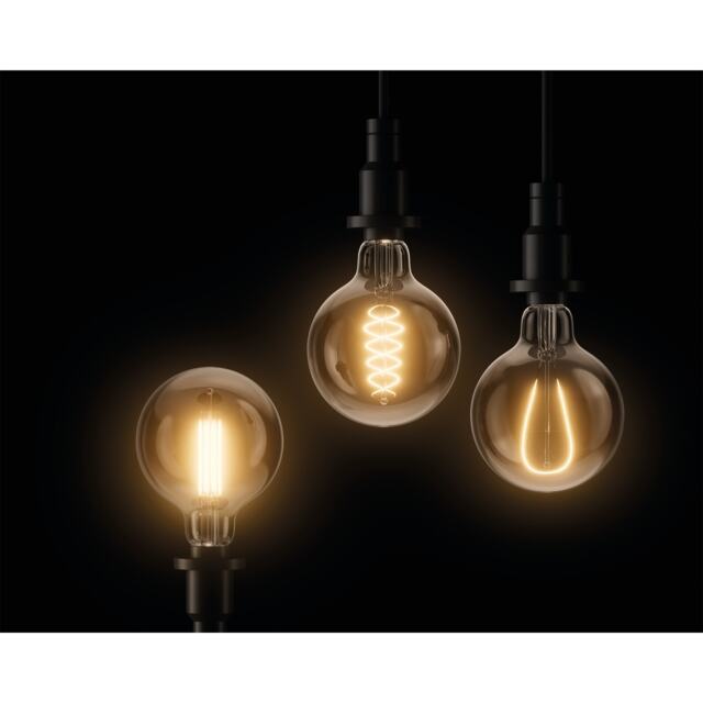 Osram Vintage 1906 Globe 95 30 Filament DIM Lamp 7.8W 818 Smoke E27 4 Pack