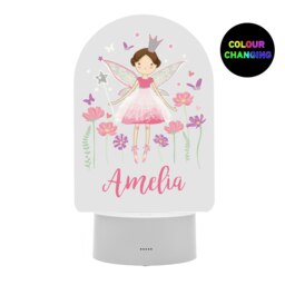 Personalised Fairy LED Colour Changing Night Light