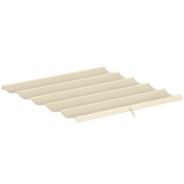 Outsunny 2.55x2.5 m Pergola Cover Replacement for 3x3 m Frame, Cream