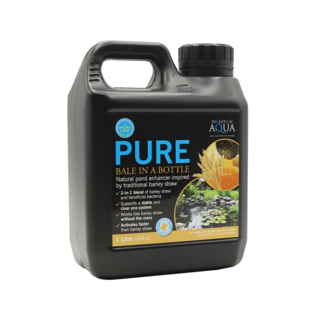 Evolution Aqua Pure Bale in a Bottle Pond Water Blanketweed Treatment - 1L Black 1