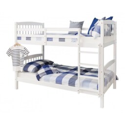 Brighton Bunk Bed with 2 Single Beds in White