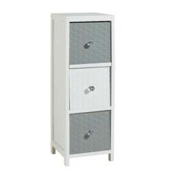 Wooden Storage Unit Chest Of Drawer Bedroom Organiser Fully Assembled White