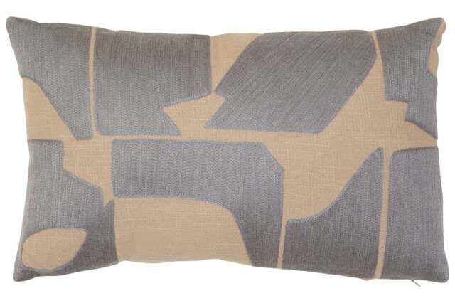 Bosie Ozella Natural And Grey Cushion Brown