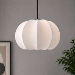 CGC Lighting Natalia Cloud Dancer White Oval Distressed Silk Lampshade