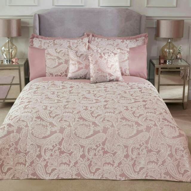 Duchess Jacquard Bedding - Double - Pink