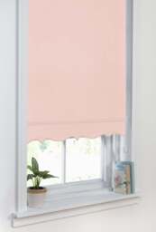 Scalloped Roller Blind - Grey - That Home Shop