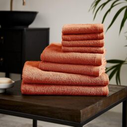 Catherine Lansfield Quick Dry Cotton 8 Piece Towel Set - White - That Home Shop - thumbnail 5