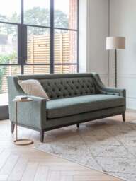 Theodore Buttoned Sofa Forest Green - Forest Green - That Home Shop