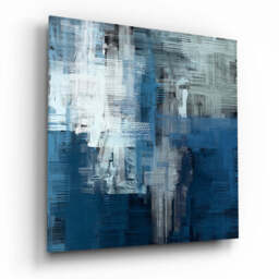 Blue Touch Glass Wall Art -  - That Home Shop