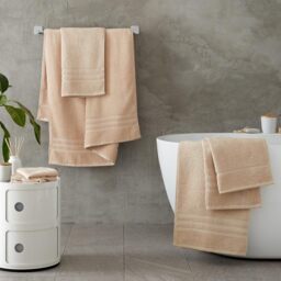 Catherine Lansfield Zero Twist Cotton 6 Piece Towel Bale Set - White - That Home Shop - thumbnail 2