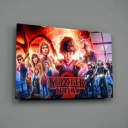Stranger Things Poster Glass Wall Art -  - That Home Shop - thumbnail 2