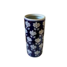 Blue With White Flower Umbrella Stand -  - That Home Shop - thumbnail 1