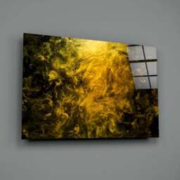 Yellow Smoke Glass Wall Art -  - That Home Shop - thumbnail 2