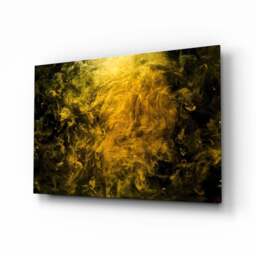 Yellow Smoke Glass Wall Art -  - That Home Shop - thumbnail 1