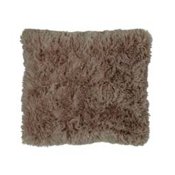 Catherine Lansfield Cuddly Deep Pile Faux Fur Cushion - Charcoal Grey - That Home Shop - thumbnail 6