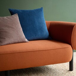 Miller Corduroy Velvet Cushion Cover Petrol 59 x 59cm - thumbnail 2
