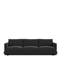 Harper 5-Seater Sofa - Giada Textured Chenille: Charcoal