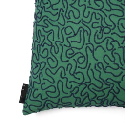Ripple Cushion Cover Green 45 x 45cm - thumbnail 5