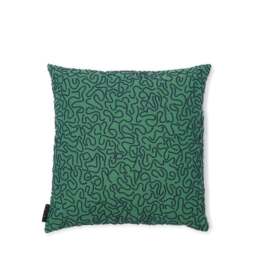Ripple Cushion Cover Green 45 x 45cm - thumbnail 1